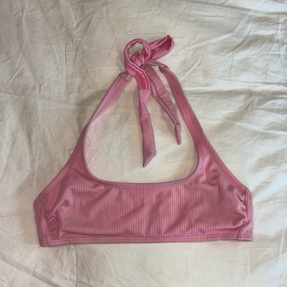 Pink Halter Kini Top - Picture 1 of 1